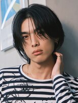アンサー 原宿(ANSWER)&nbsp;メンズ髪質改善地毛風縮毛矯正ストレート毛流れセンターパート