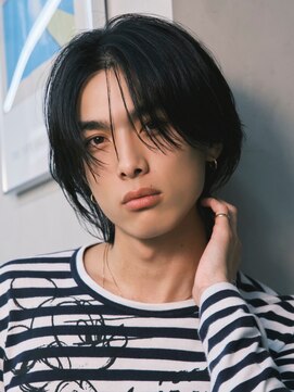 アンサー 原宿(ANSWER) メンズ髪質改善地毛風縮毛矯正ストレート毛流れセンターパート