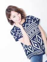 ジェム(GEM) **Gem Garden**ハネさせない☆耳かけ無造作ウェーブボブ