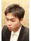 ビジネスマンの束間ショートスタイル   <理容室>