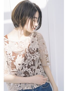 フォト 新宿(foto) グレーベージュ前髪パーマレイヤーカットダブルカラー髪質改善