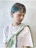 ターコイズボブ_ミニウルフテラコッタくすみブルー_28618