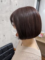 メルシー トータル ブランディング サロン(merci TOTAL BRANDING SALON)&nbsp;ピンクバイオレット/ミニボブ/美髪カラー