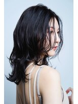 ユニックス モザイクモール港北店(UNIX)&nbsp;【UNIX港北店】暗髪レイヤーセミディ#ブルーブラック#透明感