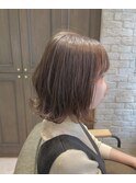 波ふわ×パールグレージュ×外国人風