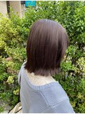 マロンブラウン×ツヤ髪