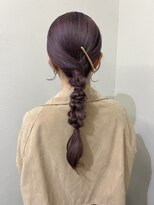 ロットアニバース(lott annibirth)&nbsp;【髪質改善】タイト編み下ろしヘア♪@mutsumi