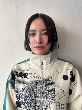 アンダーカレント(undercurrent) モードボブ 顔まわりデザインカット 大人ボブ 段カット
