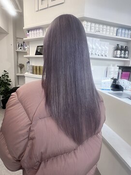 ペレ 渋谷(PELE) 切りっぱなしボブ/エアリーロング/美髪/ピンクブラウン/渋谷