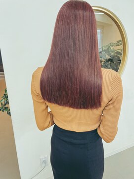 ミッシュバイアーバン(misch by urban.) ピンクブラウン/ピンクカラー/ハイライトカラー【堀　春菜】