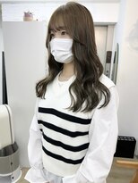 イコ 表参道原宿(ico)&nbsp;オリーブベージュ ブリーチ無しダブルカラー