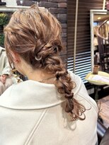 ヘアー クリエイト カルバリ(HAIR CREATE Calbari) 編みおろしヘアセット