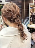 編みおろしヘアセット