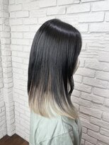 レーベン(Leben) 裾カラー ブラック グレージュ ベージュ