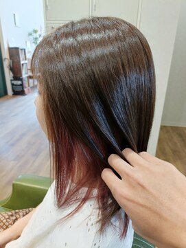 ウルスヘアー(ulus hair) 秋色　バイオレットショコラ