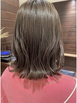 ジャム(Jam)&nbsp;切りっぱなしボブ×オリーブカラー★中村大輔