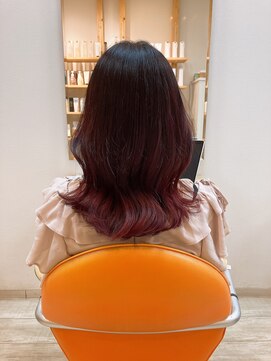 ヘアーアンジュ(Hair Ange) ピンクグラデーション