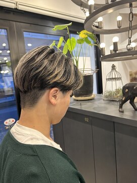 アンソル オブ リシェール(N'SOL of RICHAIR) シャドールーツ/ケアブリーチ/グレージュ/メンズ/南越谷