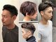 ニューラインギンザ(New-Line 銀座)の写真/平日20時半まで受付◎【メンズカット＋眉毛カット＋ダブル炭酸ケア￥4650】パーマでONOFF決まるスタイルに!