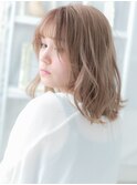 ★ハイトーンカラー乾かすだけエアリーミディアム10代20代★1