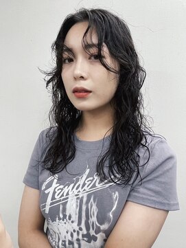 アンダーカレント(undercurrent) パーマ 癖毛風パーマ 前髪カット ニュアンス