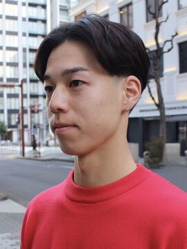 トッド(tod) 【名古屋丸の内】テーパーフェードセンターパートフェザーパーマ