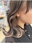 にじさんじ 叶 インナーカラー ベージュ グレージュ ウルフヘア