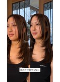 顔周りレイヤーで印象を激変！