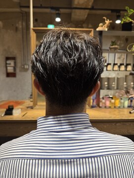 メンズココ 日本橋店(MENS COCO) ブルーブラックビジネスショート