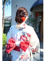 チェロ(CHERO)&nbsp;★ヘアアレンジ&浴衣の着付け＃アレンジ＃着付け＃浴衣＃メイク