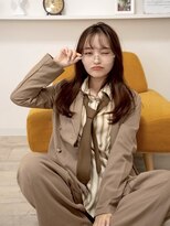 ファルベ(Farbe)&nbsp;ミディアムヘア/暗めカラー/グランマッシュ/デザインカラー