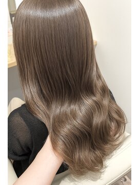 シェリエ(Chal Lier) 髪質改善メテオカラー/ブリーチ無し/シアーベージュ