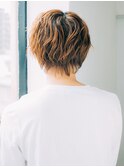 enne/メンズショート/パーマ
