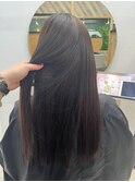 1年ぶりの縮毛矯正でさらさらに！