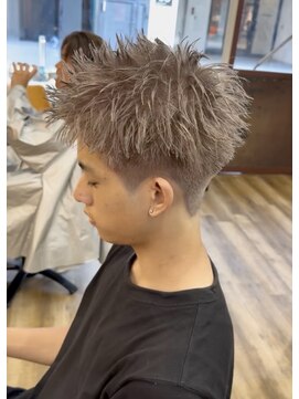 クロト 福岡本店(KUROT) ミルクティースパイキーショート