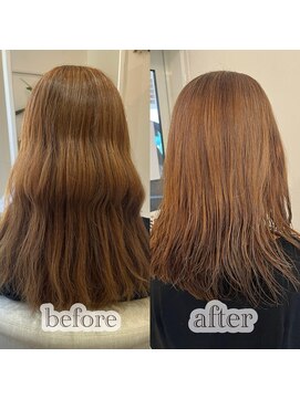 骨格矯正ストレート　ロングレイヤー