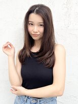 マスカリ(muscali)&nbsp;ハイライト/ダークアッシュ似合わせカットミディアムレイヤーe35
