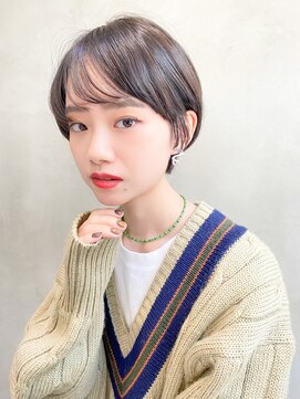 エイミー(Aimee) Aimee 町田 マッシュショート×ナチュラルブラック