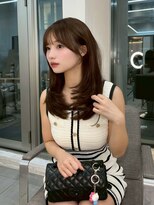 ノク 渋谷(nok)&nbsp;イメチェンピンクベージュ前髪