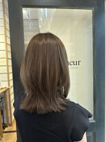 ラボヌールヘアーレーヴ 池袋店(La Bonheur hair reve)&nbsp;オリーブベージュ/まろやかカラー/レイヤーカット/佐藤