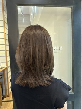 ラボヌールヘアーレーヴ 池袋店(La Bonheur hair reve) オリーブベージュ/まろやかカラー/レイヤーカット/佐藤