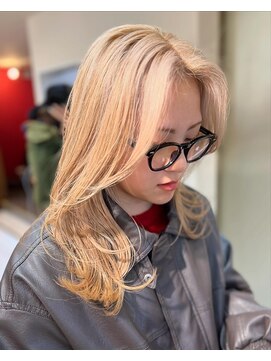 ノラキチジョウジ(NORA KICHIJOJI) ハイレイヤーロングワンカールレイヤーカーテンバングパーマ