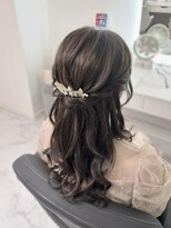 ヘアーメイクサロンアール(hair make salon R) ハーフアップ