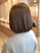 フラワーズ(Flowers)&nbsp;マロンベージュ 暖色系カラー 髪質改善トリートメント ボブ