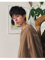 ヒュージ 表参道(huge)&nbsp;くせ毛風パーマ/ニュアンスパーマ/刈り上げなし/伸ばしかけ/前髪