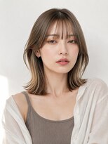 ビューティーアンドフリーハコ(Beauty&Free HACO)&nbsp;インナーカラー×レイヤーミディ
