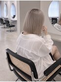 ボブにあうミルクティーカラー♪