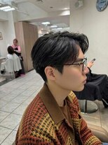 アッシュ 国立店(Ash)&nbsp;センターパート×ニュアンスパーマ　国立