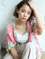 マーケット(MARKET)&nbsp;【MARKET】セミウェット×外国人風×ブルージュ×ボブ前髪無し