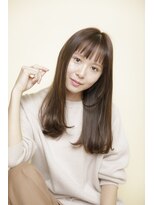 ルルディ バイ アフロディーテ銀座(luludi by APHRODITE)&nbsp;前髪/マチルダボブ/ピンクベージュ/インナーグレージュ/銀座